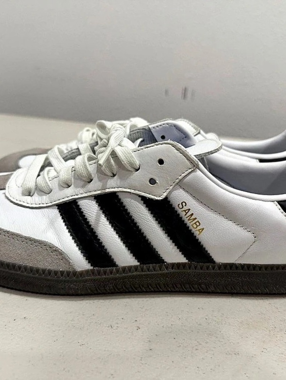 adidas Samba Men's Sneakers White Gray US 11.5